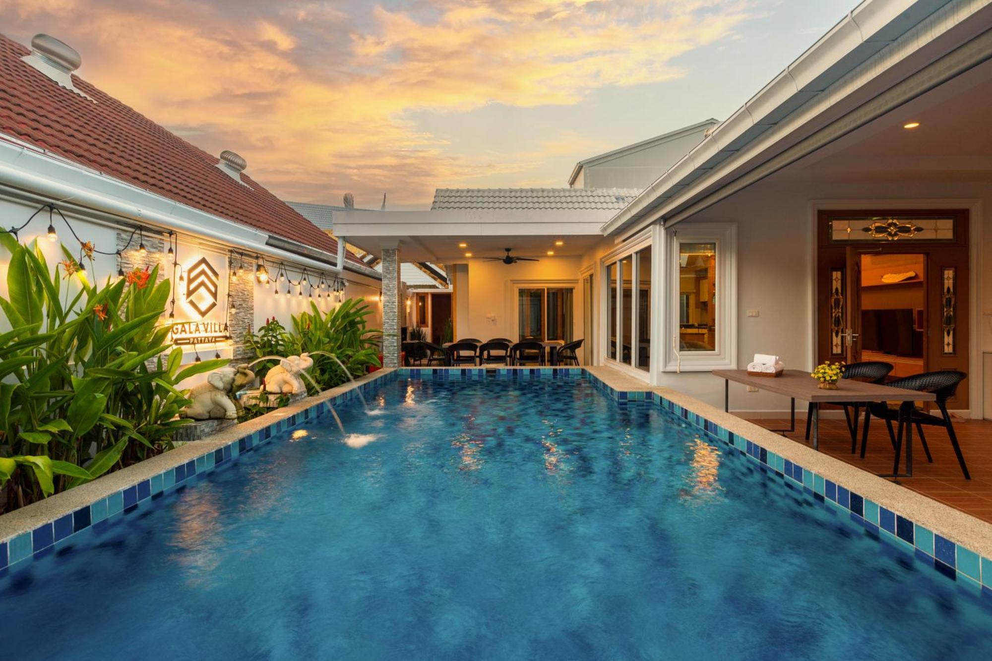 Pattaya Private Villa - Pool,Sauna,Snooker,Bbq Eksteriør bilde
