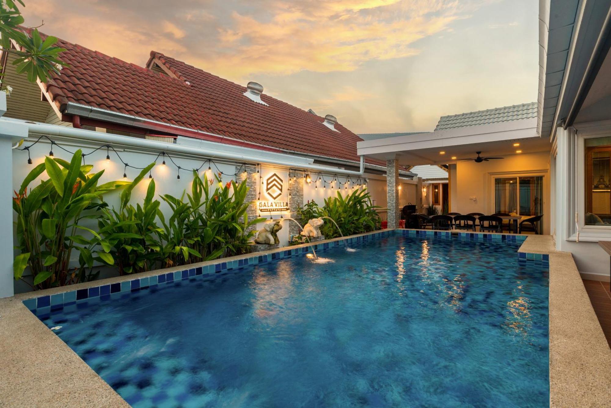 Pattaya Private Villa - Pool,Sauna,Snooker,Bbq Eksteriør bilde