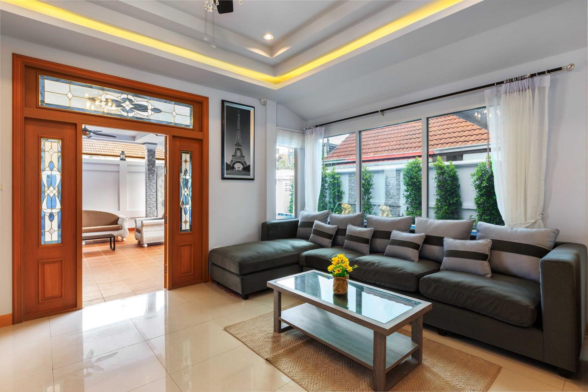 Pattaya Private Villa - Pool,Sauna,Snooker,Bbq Eksteriør bilde