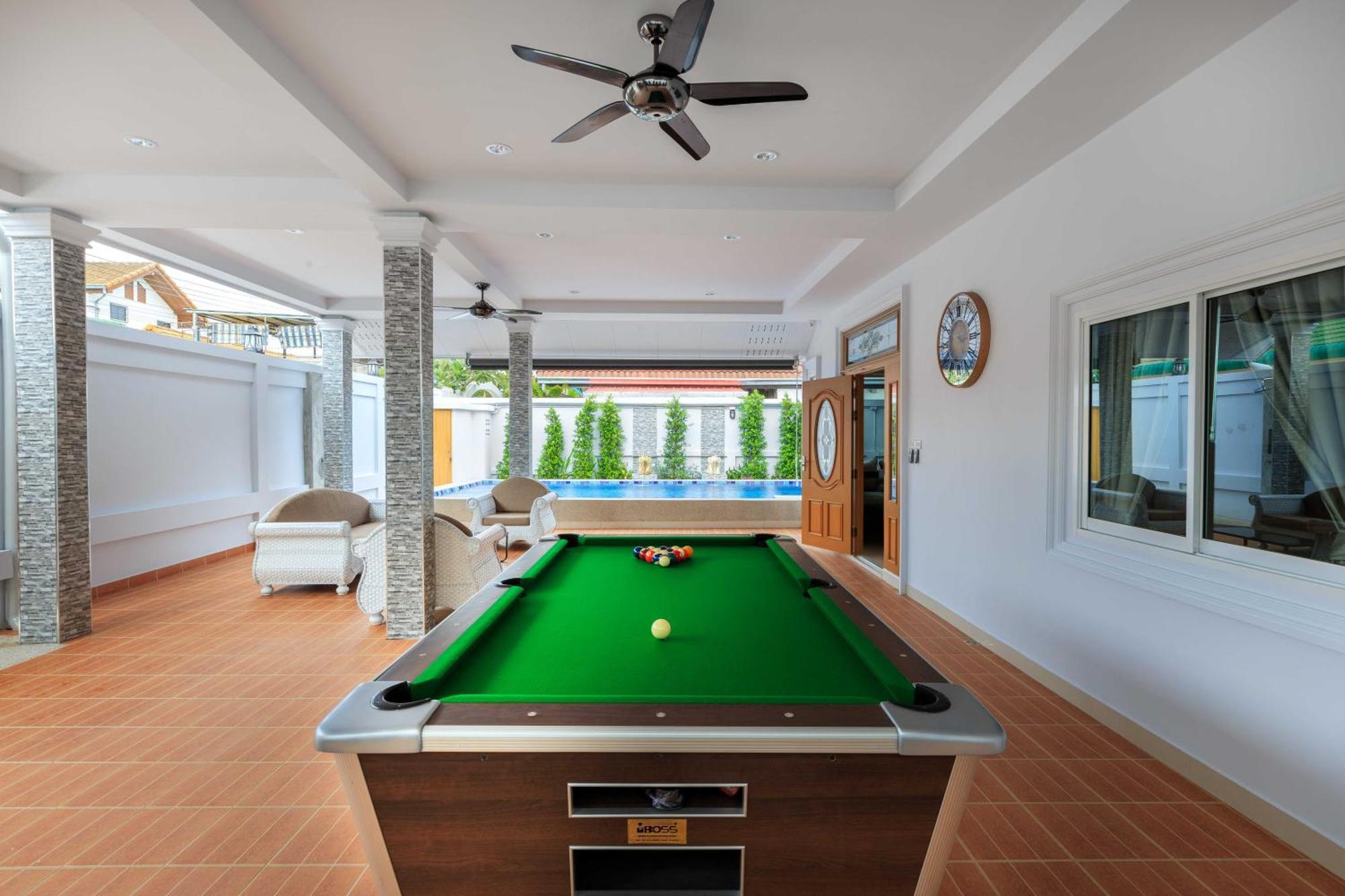 Pattaya Private Villa - Pool,Sauna,Snooker,Bbq Eksteriør bilde