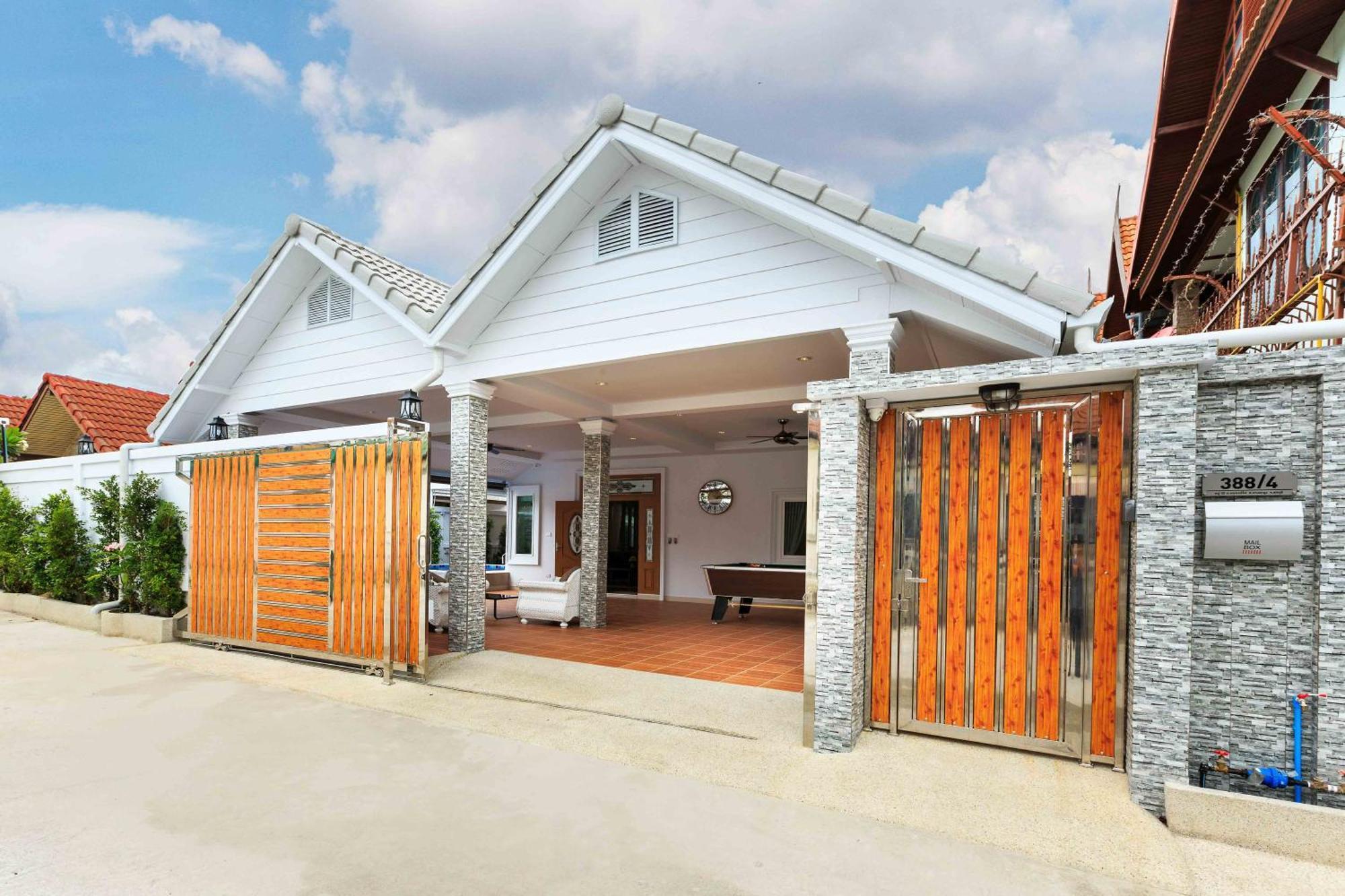 Pattaya Private Villa - Pool,Sauna,Snooker,Bbq Eksteriør bilde
