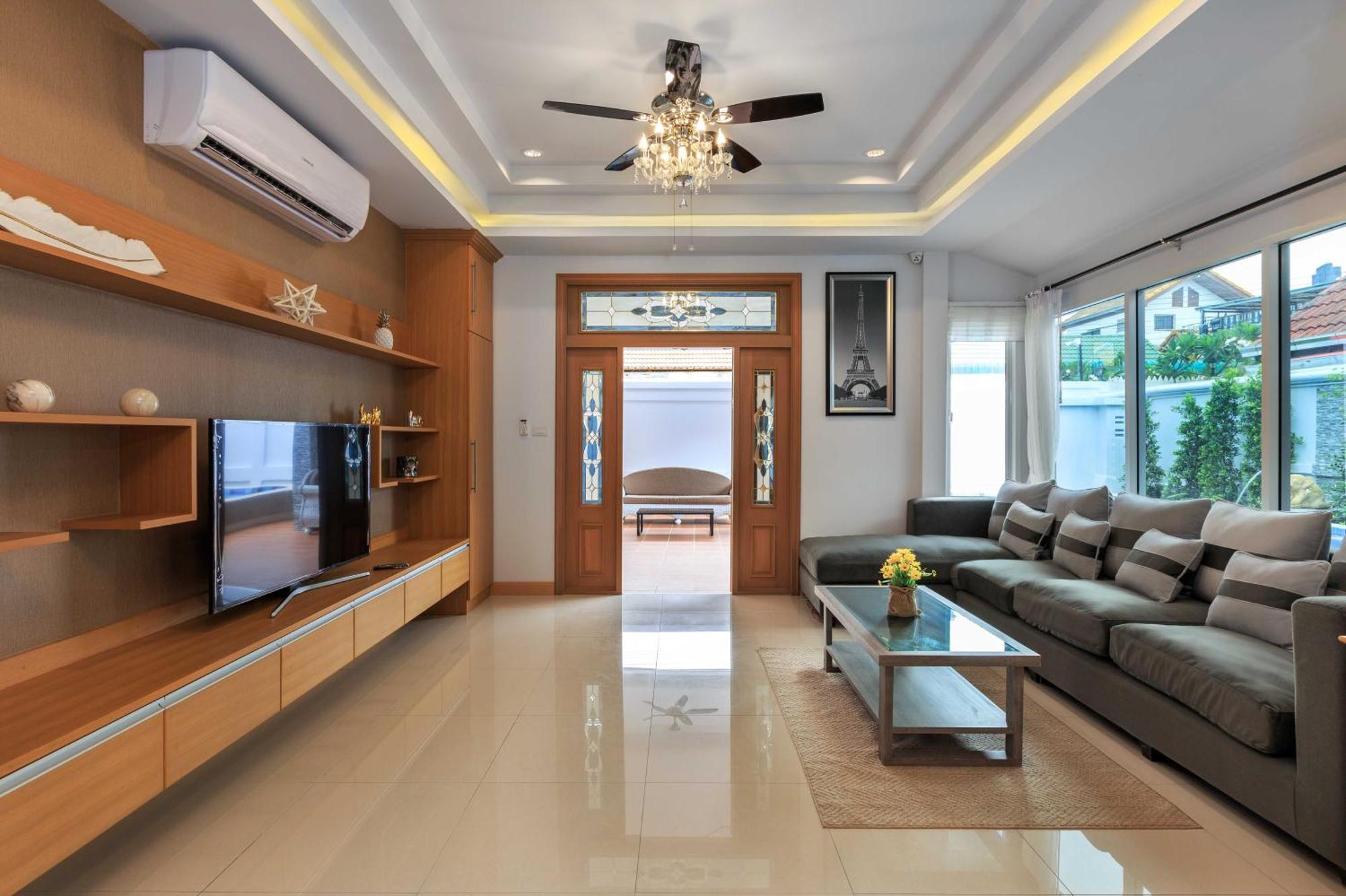 Pattaya Private Villa - Pool,Sauna,Snooker,Bbq Eksteriør bilde